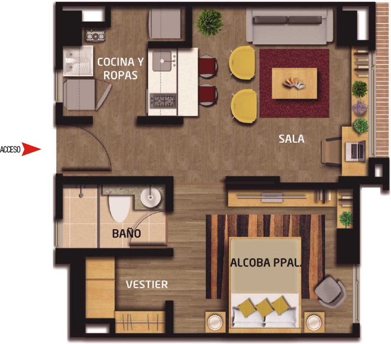 apto tipo 3 caña dulce