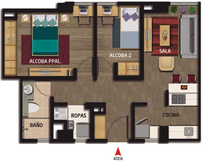 apto tipo 8 caña dulce