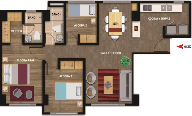 apto tipo 9 caña dulce